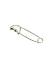 Vintage Tiffany   Co  Sterling Silver Moon Diaper Safety Pin Or Brooch - Pouch