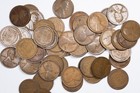 1912-p Solid Date Lincoln Wheat Penny Roll Of 50 Coins Good  Average Circulated