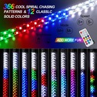 Led Whip Boat Stern Light Rgb 5ft Nav Light 2nm  remote Control For Marine yacht