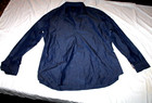 New Apt 9 Slim Fit Mens Xl Button Down Long Sleeve Blue Dress Shirt