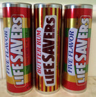 3- Vintage Lifesavers  2    Butter Rum  7   Holiday Candy Tins -  Colorful Nice 