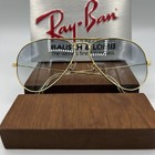 Vintage Ray Ban B l Aviator Gray Ultragradient Sunglasses 58mm Nos