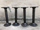 3 4 x12  Long Diy Industrial Pipe Table Legs perfect For Coffee metal Tables