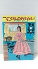 Vintage Saalfield Colonial Uncut Paper Dolls Book