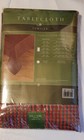Brand New Jubilee Christmas Tablecloth Oblong 60  X 12o  Red Green Seats 10-12