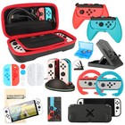 Nintendo Switch Oled Accessories Bundle - 23 In 1 Super Kit With Case  Screen Pr