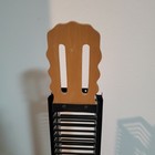 Guitar Shape Cd Holder  rack  100  Slots 50  Front Back Slots Double Sided Spins