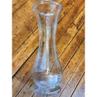 Vintage Clear Glass Vase 9 Inch Tall 3 5 Inch Outside Diameter At Top