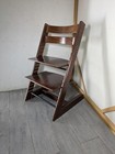 Stokke Tripp Trapp Baby Child Toddler High Chair - Dark Brown Wood E87