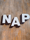 Nap N A P Wall Hang Letters Nursery Decor