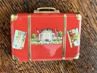 Vintage Souvenir Metal Compact Mint Decals New York Worlds Fair 1939 Nywf