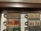 28 Framed Dav Disabled Veterans Keychain License Plates Illinois 1945-61 Ky Tx