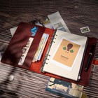Leather Journal Writing Notebook Vintage Handmade Bound Refillable  6 Ring Bi   