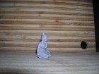 Marx 1953 Camp Indian Squaw Sitting 60mm Playset Figure Toy Plastic Grey