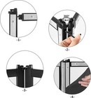 Proreck Dj Foldable Facade Portable Scrim Panel Black white