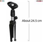 Mic Stand Desk Height Adjustable 7 5-12 Inch Table Tripod Microphone Holder P   