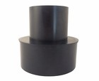 Dust Collector 4  To 2 5  Duct Reducer Abs Plastic 4  Od   2 5  Od Opening 73448