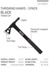Sog Specialty Knives Th1001-cp  One Piece Steel Throwing Hawk Axes W nylon