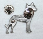 Chinese Crested Dog Fine Pewter Pin Jewelry Art Usa Made