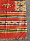 Vintage Handmade Traditional Beautiful Mexican Kilim Floor Rug Carpet 205x120 Cm