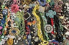 2  Pounds Of Mixed Bulk Costume Jewelry Lot Modern  Vintage All Wearable