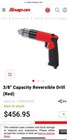 Snap On 3 8 Air Drill Pdr3000a