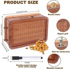 Wooden Piggy Bank Wooden Coin Bank For Adults Kids Money Saving Box With 5000   