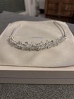 Poirier Bridal Tiara Silver Tone With Crystals