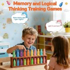 20pcs Bottle Color Match Game   family Matching Games For Kids 8-12 memory And