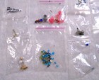 Art Craft Flatback Rhinestones Colors Sizes Glue-on Mixed Assorted Vintage Lot