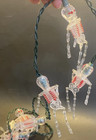 10 Pcs Vintage Sparkling Skeleton Halloween String Lights Replacement Skeletons
