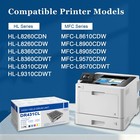 Dr431cl Drum For Brother Hl-l8360cdw L8260cdw Mfc-l8610cdw L8900cdw