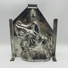 Antique Santa Claus On Donkey 8 5    Chocolate Mold Ges  Gesch  Vintage Rare