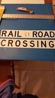 Railroad Crossing Sign Aluminum With Vinyl Letters