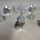 Body Bolt- Mill Aluminum Plunge Slotted Head- 1 4 -20 X 3 4 - Lot Of 10