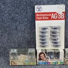 Vtg Lot -  Westinghouse Flashbulbs Ag-3b - Ge Magicubes Sylvania Flash Cubes