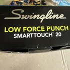 Swingline Smart Touch Compact 3 Hole Paper Punch  20 Sheet Capacity 