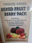 Freeze-dried Mixed Fruit   Berry Pack 160 Servings 4 Gal Pail 20  Year Life