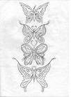 101 Butterflies Vol 1 Tattoo Book Line Art Flash Parrish Insects Bugs Classic  
