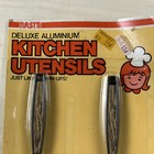 Vintage 1978 Nasta Deluxe Aluminium Toy Kitchen Utensils Nip Set Of 4  2 Packs 