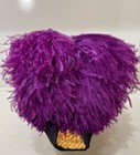 Knights Of Columbus Purple Ostrich Feather Hat
