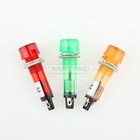 10mm Led Pilot Panel Indicator Signal Warning Light Lamp Ac dc Red Green Yellow