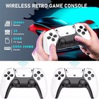 4k Hdmi Tv 20000  Video Game Stick Retro Gaming Console W  2 Wireless Controller