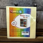 Nimnik Wooden Vehicle Children 6 Piece Toy Set- Cars  Emergency Vehicles   Train