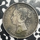 1885 Newfoundland 50 Cents Lot jm9516 Silver  Key Date 