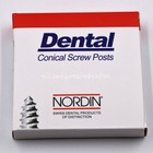 Assorted Dental Conical Screw Posts Kits Refills 24k Gold Plated 120 Pcs box
