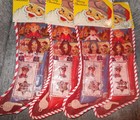 Retro Vintage 15  Mesh Net  Western Christmas Stocking 1960s-80s Old Stock Toys