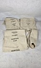 Vintage Canvas Bank Coin Deposit Bags Sack Us Mint Lot Of 4 See Photos 