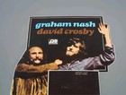 1972  graham Nash   David Crosby  Orig Album Record Store Promotional Standee