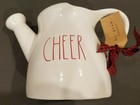 Nwt Rae Dunn Cheer Ceramic Watering Can  Christmas Holiday Gift Ll By Magenta